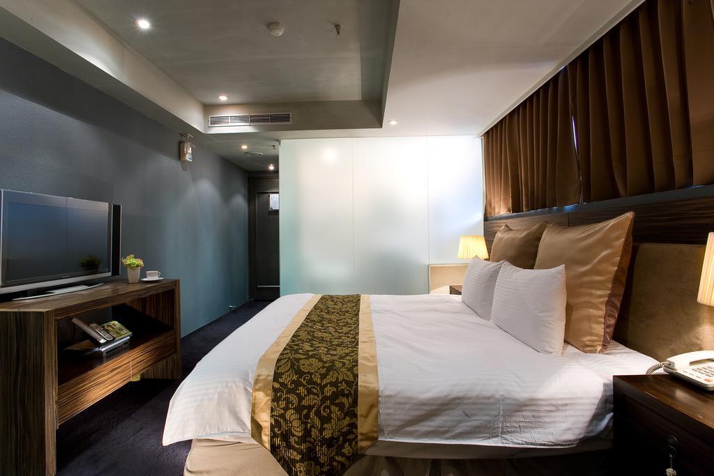 H.M.Hotel Hsinchu stad Rum bild